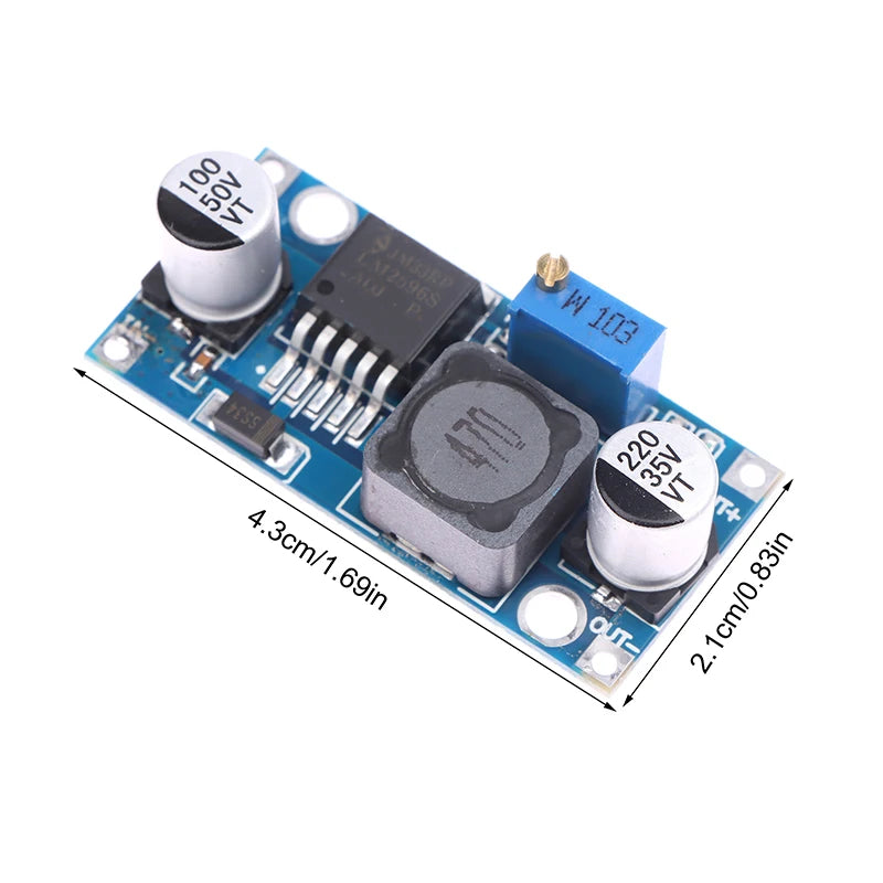 1 Piece LM2596S Buck Converter DC To DC Converter High Efficiency Voltage Regulator 3.0-40V To 1.5-35V Buck Converter Adjustable