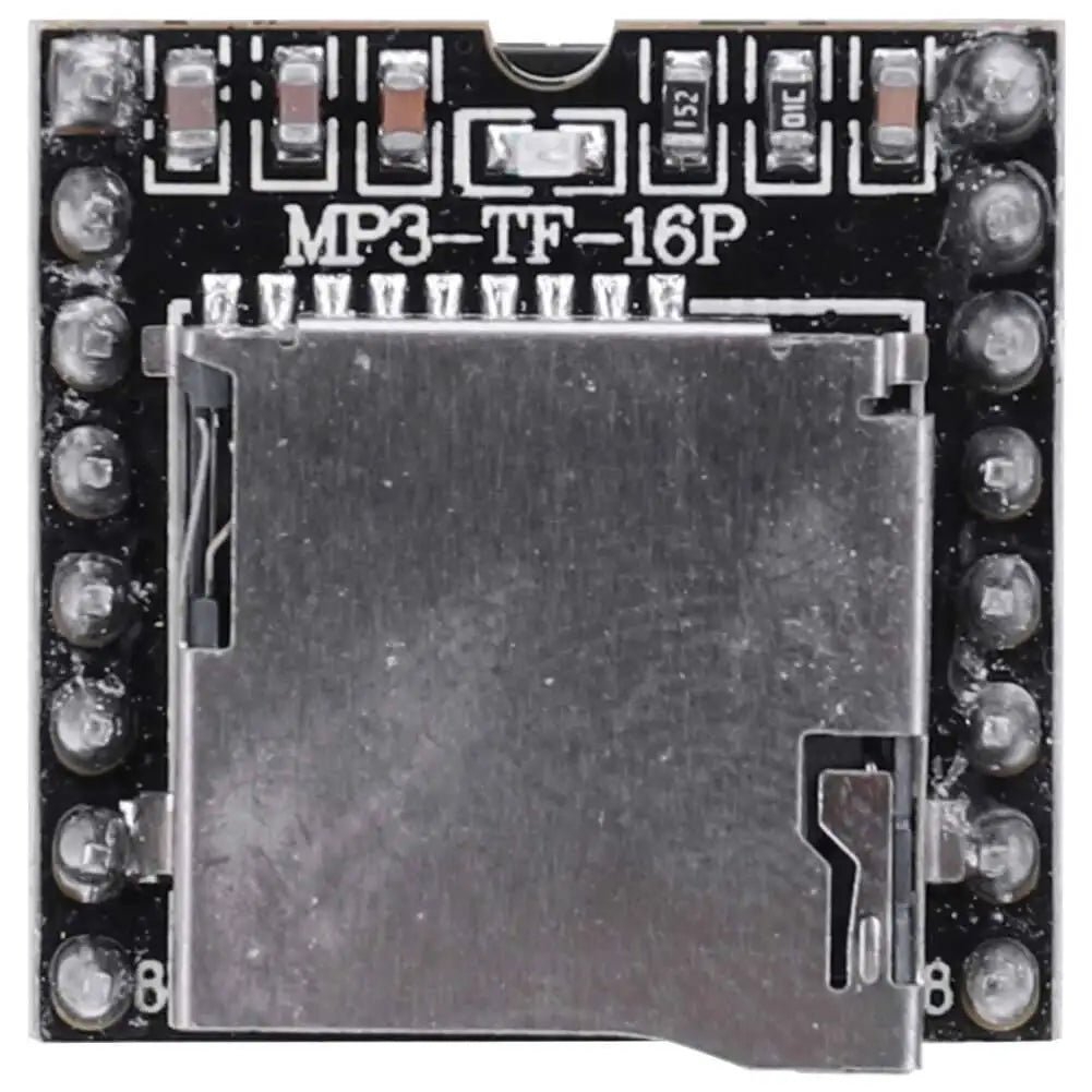 Dfplayer TF Card U Disk Mini MP3 DF Player Audio Voice Module IO/Serial Port/AD MP3-TF-16P For Arduino