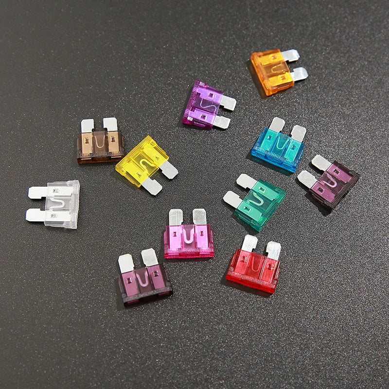 50/180Pcs Standard Car Fuses Assorted Kit, 60 Mini Blade Car Fuse +60 Standard Fuse Automotive +60 Micro Fuses Car Accessories