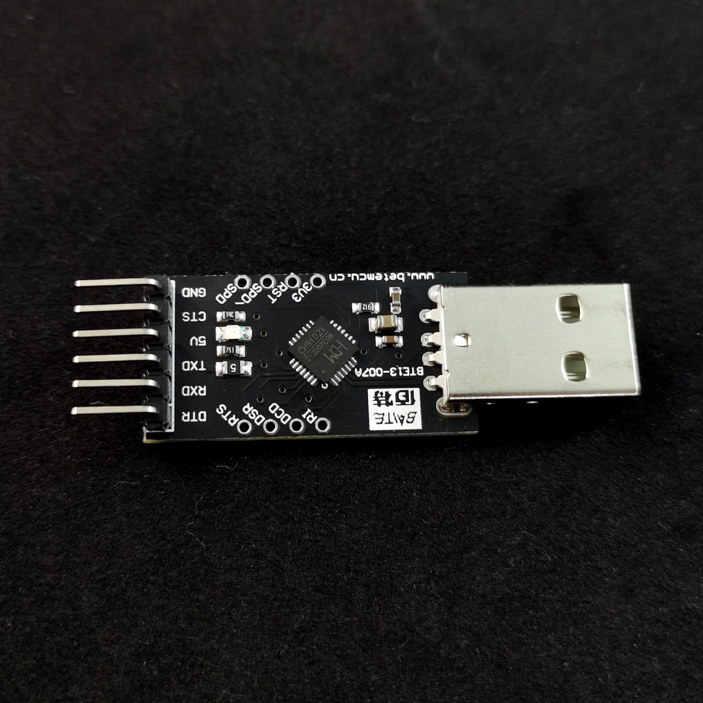 CH9102X USB 2.0 to TTL UART 6PIN Module Serial Converter Replace CP2102 For Arduino Pro Mini Atmega168/328 Must Use DTR Pin