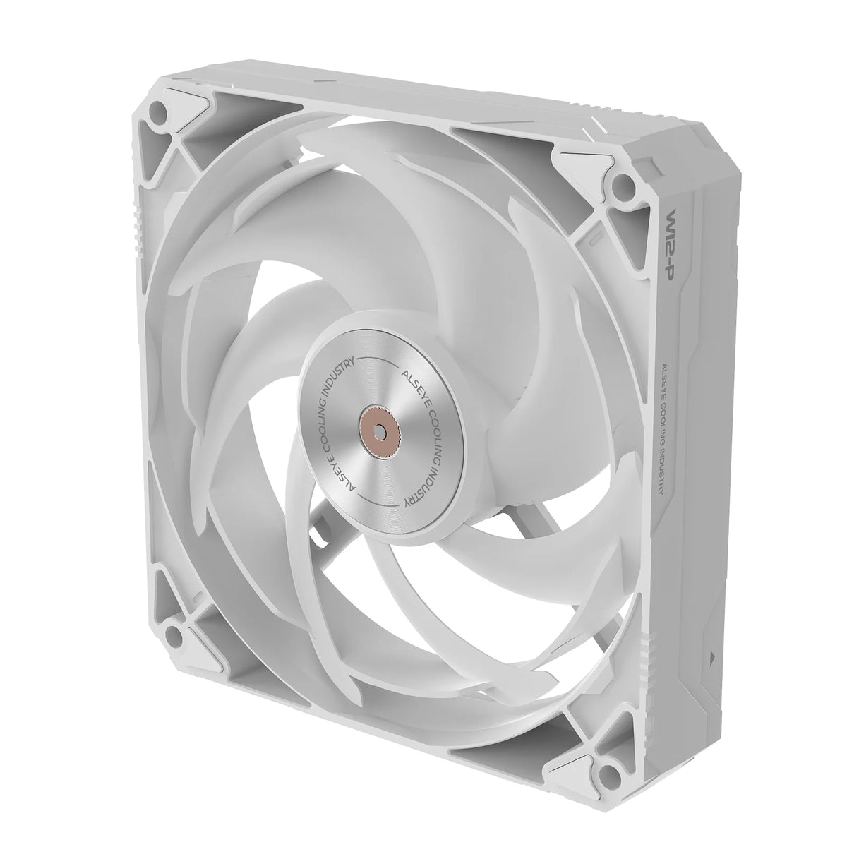 ALSEYE W12P 12CM Case Cooling Fan ARGB Light Synchronization PWM Intelligent Temperature Control Silent Fan 900-3000RPM