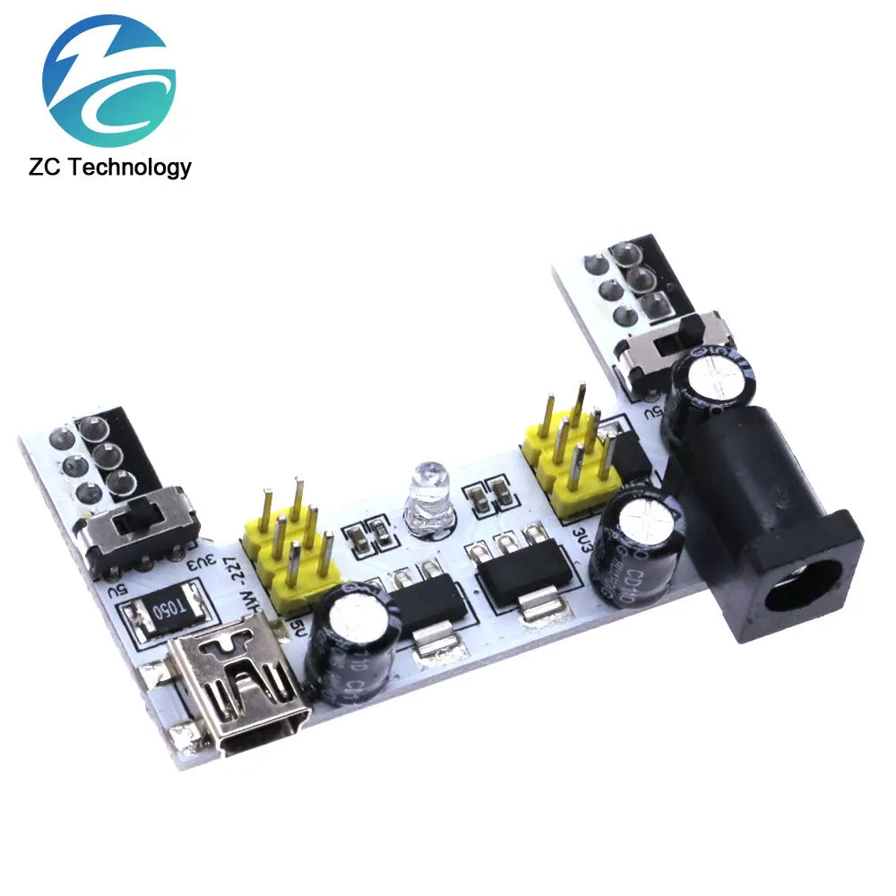 3.3V/5V MB102 Breadboard Power Module+MB-102 830 Points Prototype Bread Board for Arduino Kit +65 Jumper Wires Wholesale
