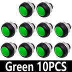5~10PCS EGBO Mini 12mm Waterproof Momentary ON/OFF Push Button Round Switch PBS-33B PBS-11B For arduino