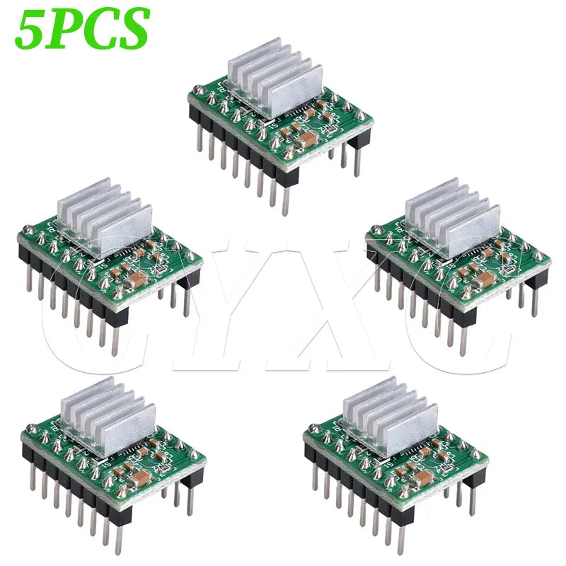 5-10PCS 3D Printer Parts StepStick A4988 DRV8825 Stepper Motor Driver With Heat sink Carrier Reprap RAMPS 1.4