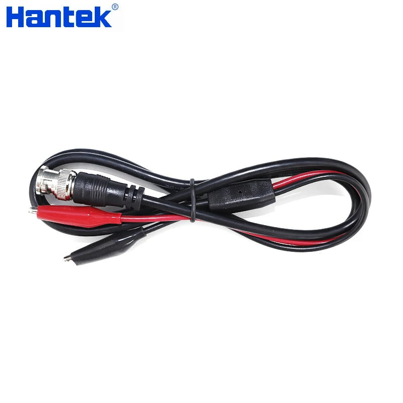 Digital Oscilloscope BNC Probe Test Leads Coaxial Q9 Male Plug to Dual Alligator Crocodile Clip Test Line Cable HT324