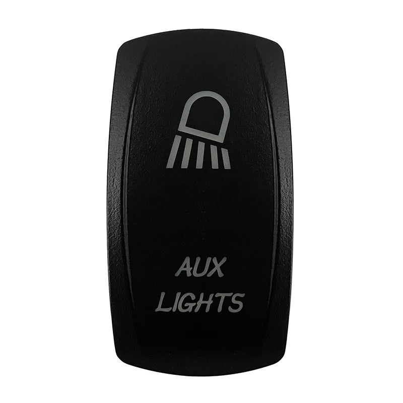 CUSTOM Dual RED Led Laser Etched Rocker Switch ON-OFF ON-OFF-ON (SPST DPDT) for ARB/Carling/NARVA 4x4 Caravan Accessories SUV