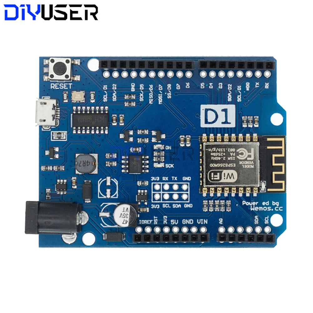 ESP8266 Development Board WeMos D1 R2 NodeMCU Lua WiFi IoT Module for Smart Home CH340G