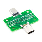 USB 3.1 Connector Type-C Adapter Plate PCB Board Female Male Head Convertor 2*13P to 2.54MM Transfer Test Board USB3.1 Module