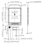 1.8 inch TFT LCD screen SPI serial port screen 14PIN 65K color TFT 51 microcontroller drive ST7735S STM32