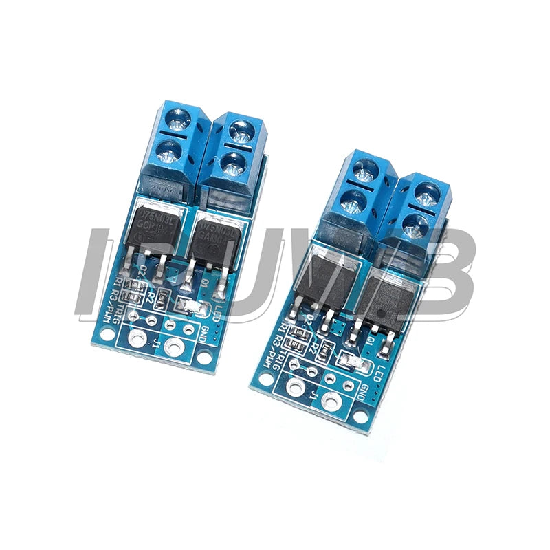 15A 400W MOSFET Trigger Switch Drive Module PWM Regulator Control Panel DC 5V-36V Electronic Switch Control Board for arduino