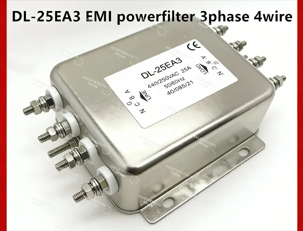 For Three-phase Four Wire [ZOB] 100% NEW And Original Jianli DL-25EA3 EMI Industrial Grade Power Filter