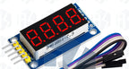 ‌4-Digit 7-Segment LED Display Module with 74HC595 Shift Register (Serial Interface) for Arduino