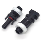 Solar Panel Mount Connector with Dust Cap M12 Thread Male Female PV Bulkhead Adapter Coupler for Inverter Combiner Box Install