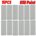 1-20pcs Breadboard 400 830 Point PCB Board MB-102 MB102 Test Develop Nodemcu Raspberri PI 2 lcd High Frequency 40pin Dupont Line