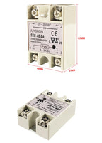 SSR-25DA SSR-40DA SSR-60DA SSR-25AA 40AA 40DD Solid State Relay SSR 10A 25A 40A 60A Module Relay for PID Temperature Control