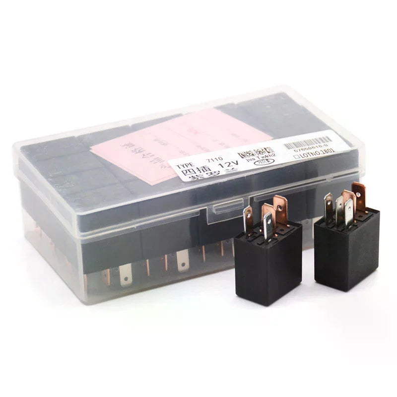 1pcs High Quality Car Relay DC 12V 40A Rated Current 1NO 1NC SPDT 4/5 Pins Car Automotive Alarm Relay 40 Amp Wholesale
