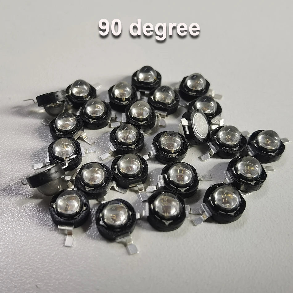 3W High Power LED beads IR 850nm 940nm 740nm 60 90 120 degree Infrared LED IR Light Emitting Diode  for Night Vision CCTV DIY