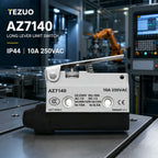 TEZUO AZ7140 IP44 Long Lever Limit Switch Micro Travel Switch for Industrial Automation