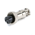 2/5 Pcs GX12 Aviation Connector Female Panel Mount Socket, 2/3/4/5/6 Pin Circular Wire Plug
