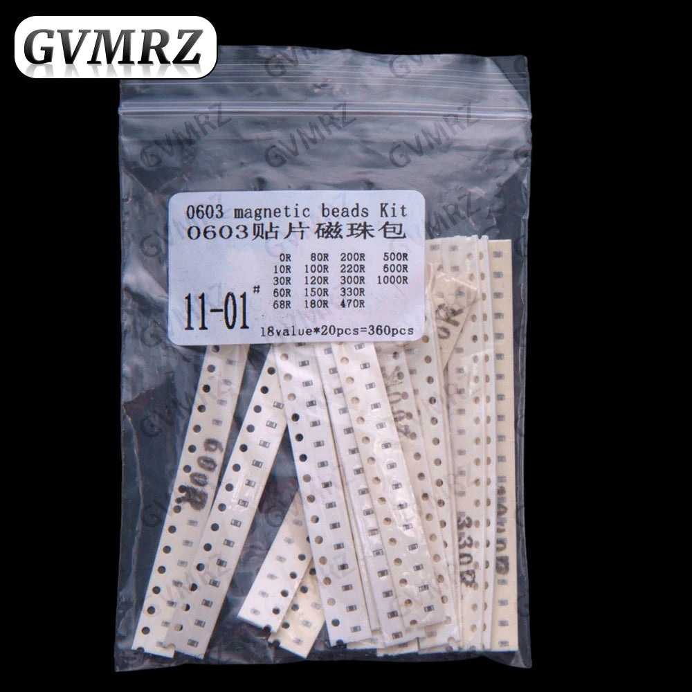 18Values 0R-330R 16Values 0603 0805 1206 SMD ferrite beads SMD 0r 150r 47r 10r 150r 300r 100r 120r 330r