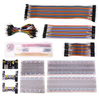 3.3V/5V MB-102 Breadboard power module+ 400 830 points Solderless Prototype Bread board kit +65 Flexible jumper wire