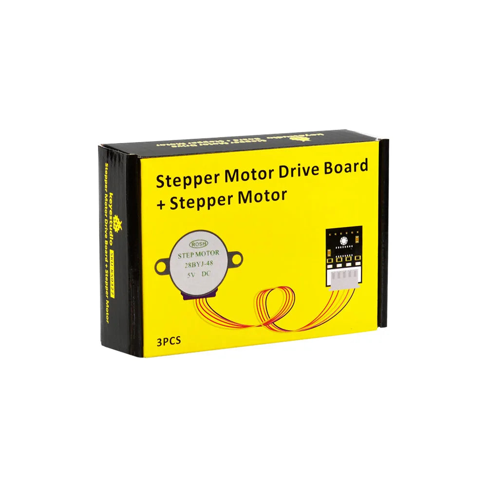 keyestudio 3PCS ULN2003 Stepper Motor Drive Board +5V 28BYJ-48 Stepper Motor For The Development Board In The Experiment