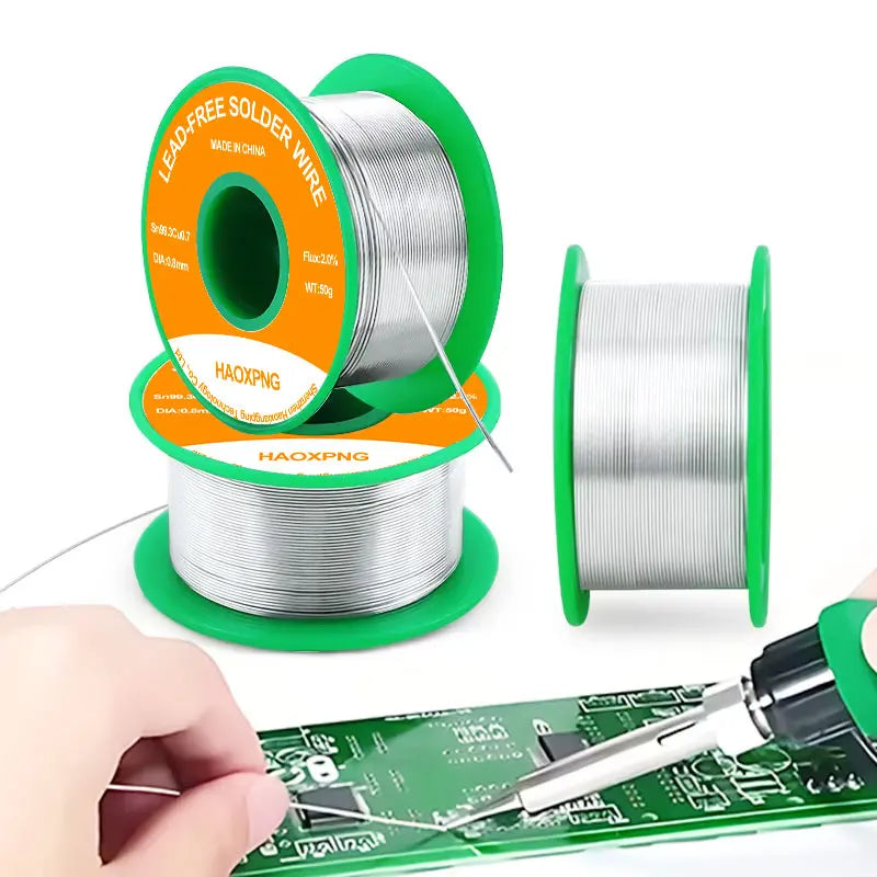 Electronic No-clean Soldering Wire Solder Wires Rosin Core Tin Multipurpose Welding Wire Flux Iron Wire Reel Household Tool