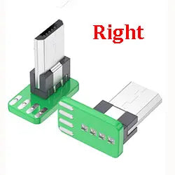 MICRO MINI 5P Type-C USB To Dip PCB Converter Adapter 90 Degree Right Angle Breakout Board Repair Welding Socket Connector Port