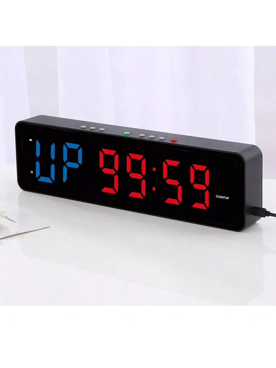 LED Multifunction Timer Countdown Stopwatch Alarm Clock for Home Gym Kitchen Living Room HIIT Tabata EMOM FGB Workout
