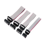 Gray 30CM Flat Ribbon Data JTAG ISP Download Cable 2.54MM Pitch FC-6/8/10/12/16/20/26/30/40/50/60/64 PIN for DC3 IDC Box Header
