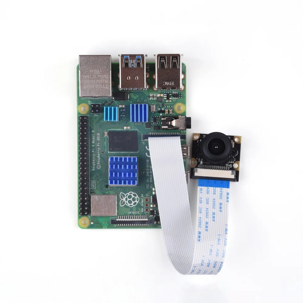 Raspberry Pi 4B Camera Module Night Vision 5MP Webcam With Infrared IR Sensor LED Light For Raspberry Pi 4B/3B+/3B