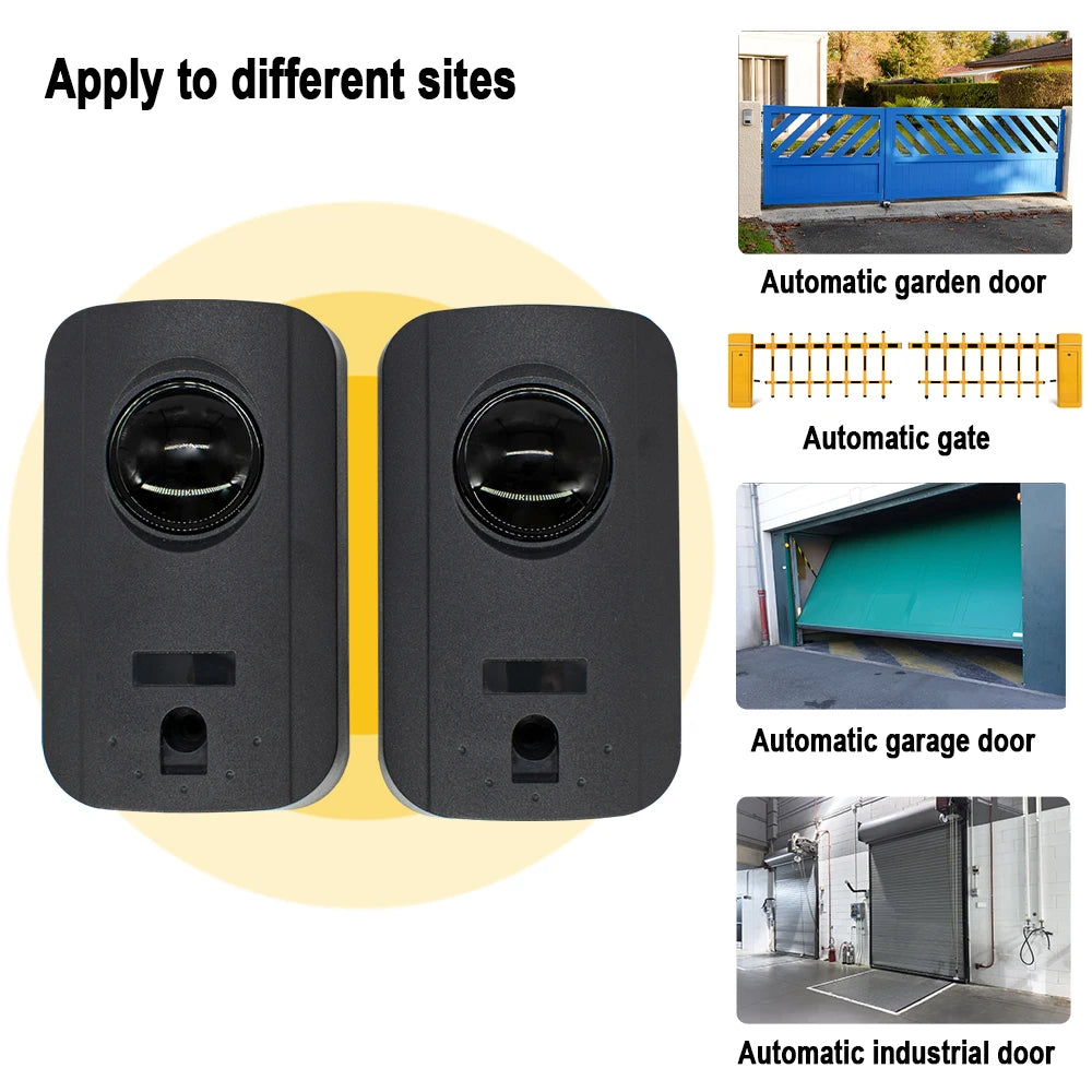 AC DC 12/24V Garage Gate Door Safety Infrared Photocells Automated Gate Safe Infrared Detector Sensor