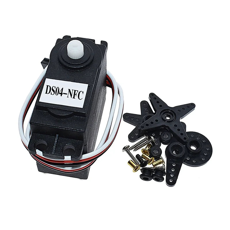 DS04-NFC RC Servo 360 Degree Continuous Rotation Servos Gear Motor Smart Car Robot Torsion 5.5kg/cm DC 4.8V-6V diy electronics