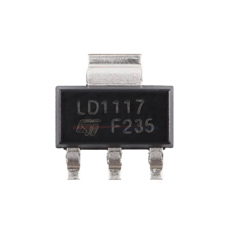 20PCS LD1117S33 LD1117S50 LD33 LD1117 LD12 LD18 LD50 ADJ SOT223 SMD Adjustable 3.3V 5V Fixed Low Drop Positive Voltage Regulator