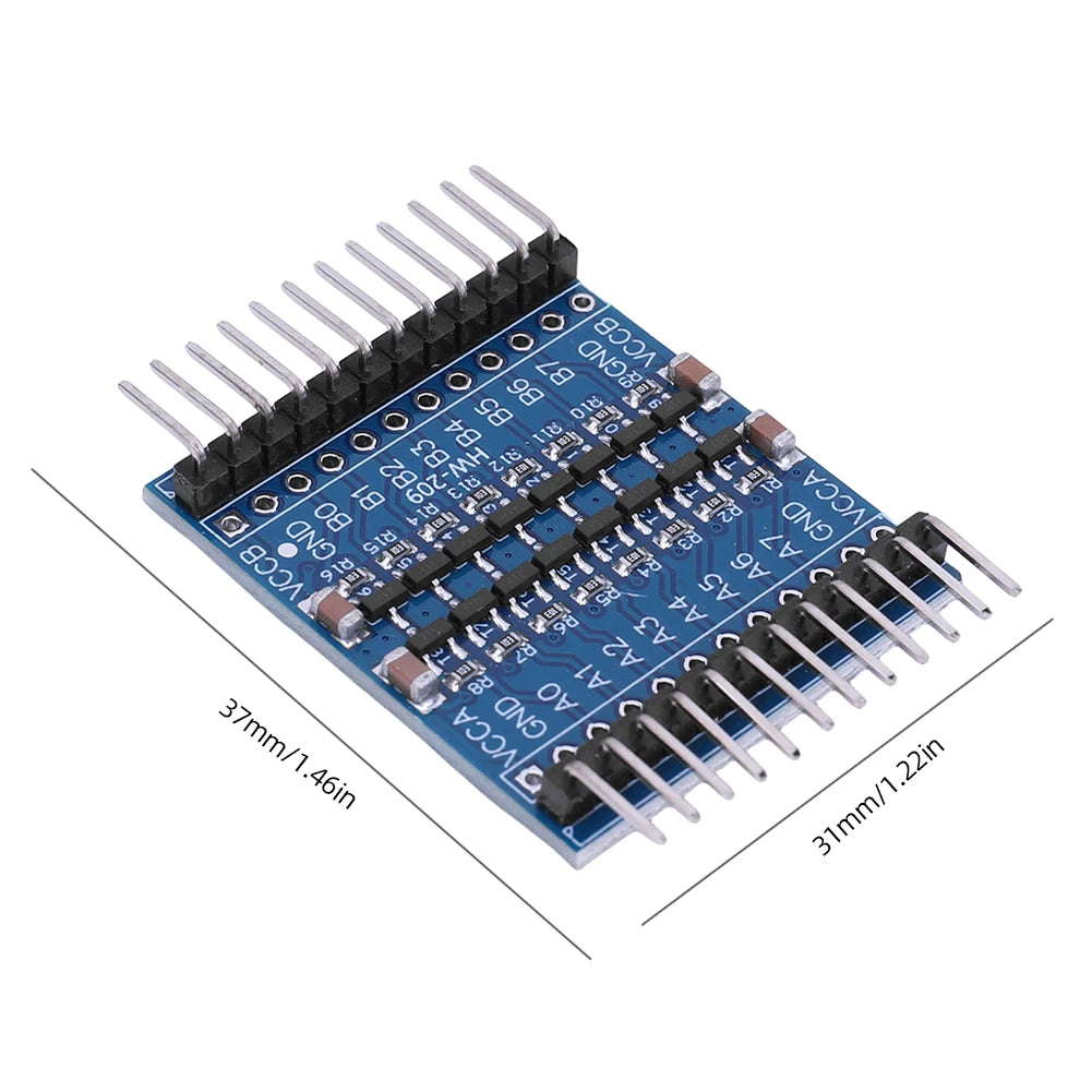 8 Channel Logic Level Switching Shifter 5V/3.3V Logic Level Shifter Bi-Directional Module IIC UART SPI TTL for Arduino