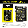 Keyestudio WIFI UNOR3 Development Board ATMEGA16U2/ ATMEGA328P/CP2102 +USB Cable With  Gift Box Compatible With Arduino Uno R3