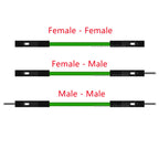 50-300pcs Breadboard Dupont Cable For Arduino Line 2.54mm Male Female Dupont 10cm 20cm 30cm Jumper Wire  DIY 1P Connector