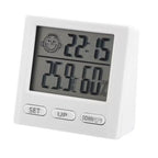LCD Digital Clock Thermometer Hygrometer Sensor Gauge Weather Station Digital Home Indoor Temperature Humidity Meter Desk Clock