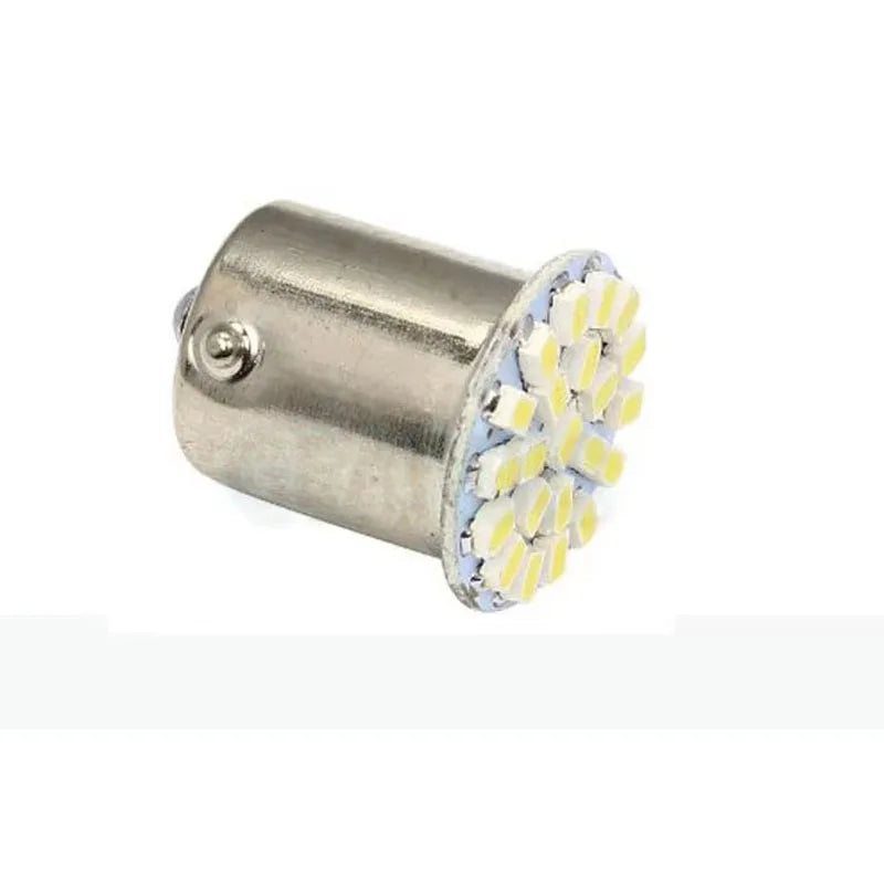 100pcs 24V Truck LED S25 P21W 1156 BA15S 22 SMD 1206 3020 LED car turn reverse parking light bulb lamp 24V