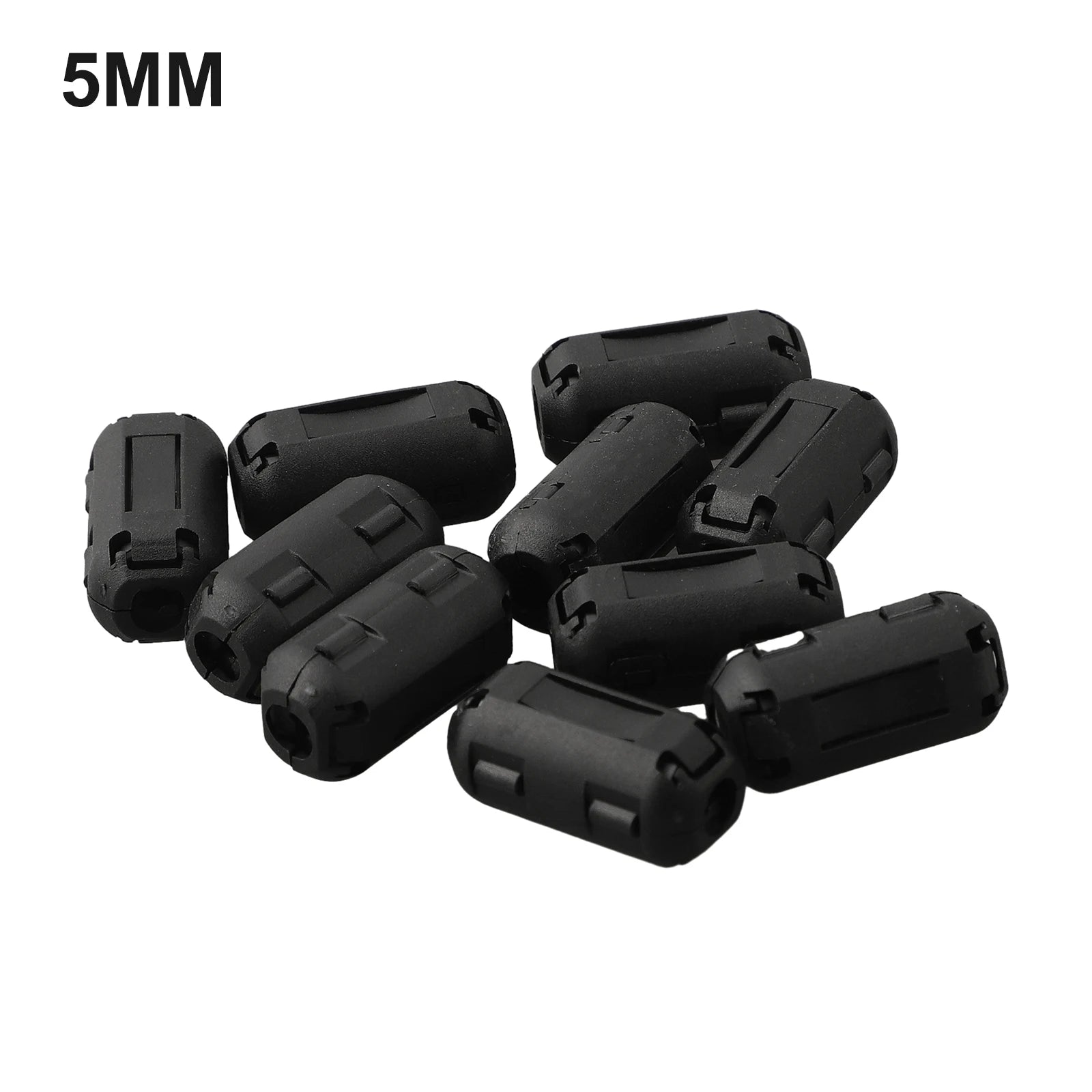 10Pcs TDK Ferrite Core Choke Clip Noise Suppressor Filter Ring Cable Clamp RFI EMI For Audio/Video Cables Power Cord