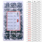 TO92 TO126 TO220 DIP Triode PNP NPN Field-Effect Transistor Assorted Kit Mosfet Thyristor mixed set