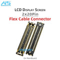 10Pcs/Lot 2*20Pin 40Pin FPC On LCD Display Screen Flex Cable Connector Clip Plug For Samsung A04 A045 A05 A055