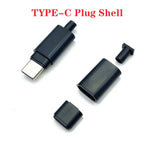 TYPE-C Male Plug Plastic Housing USB-C Plastic Shell C Type Connector Adapter Housing Type-C Charging Plugs Plastic Casing