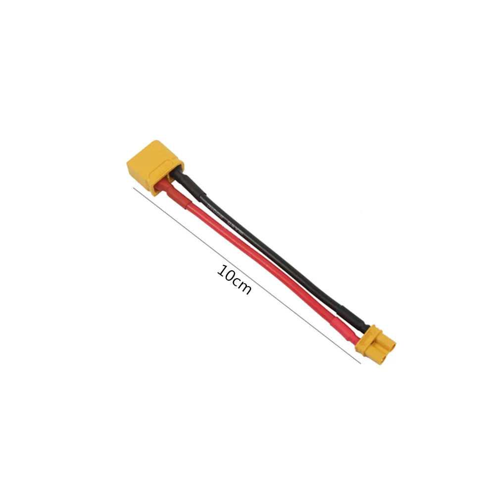 1pcs XT60 to XT30 Connector Adapter Male/Female Plug 10CM 16AWG Silicone Wire Cable for RC FPV Quadcopter CineLog35 Drone Parts
