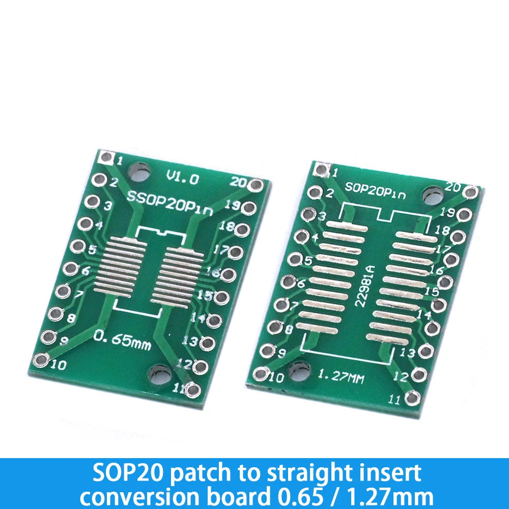 10PCS PCB Board Kit SOP24 SOP8 SOP14 SOP16 SOP20 SOP28 SMD Turn To DIP Adapter Converter Plate SOP 8 14 16 20 24 28