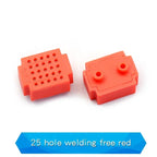 1PCS ZY-25 21X16 Mini Solderless Breadboard PCB Board Test Board Solder Zy-25 21*16mm Red White Black Grenn Blue