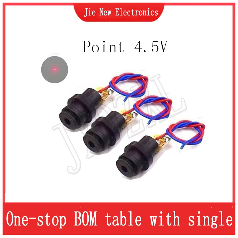 1PCS 650nm 5mW Red Point /Line / Cross Laser Module Head Glass Lens Focusable Focus Adjustable Laser Diode Head Industrial Class
