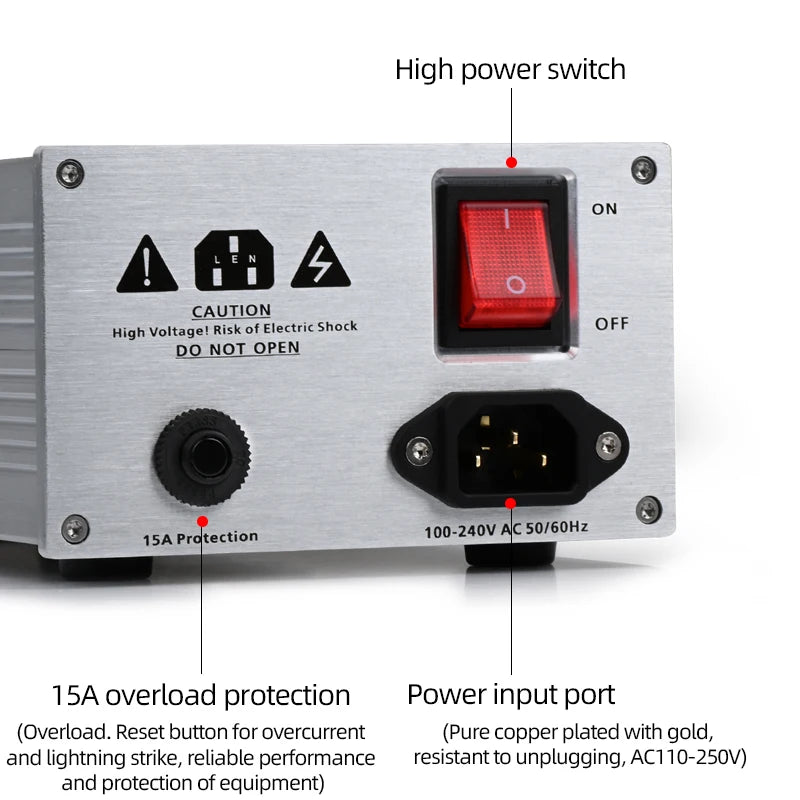 HiFi Power Filter HiFi Lightning Protection Anti-interference PA Audio Power Purifier 220V Dedicated Power Strip