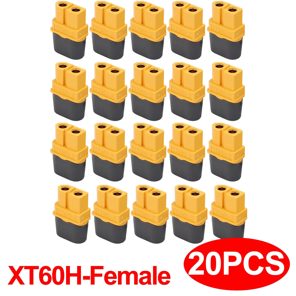 20/1PCS XT60 Battery Connector Male & Female Bullet Connector Plugs with Sheath Housing for RC Battery Motor FPV XT-60 Adapter