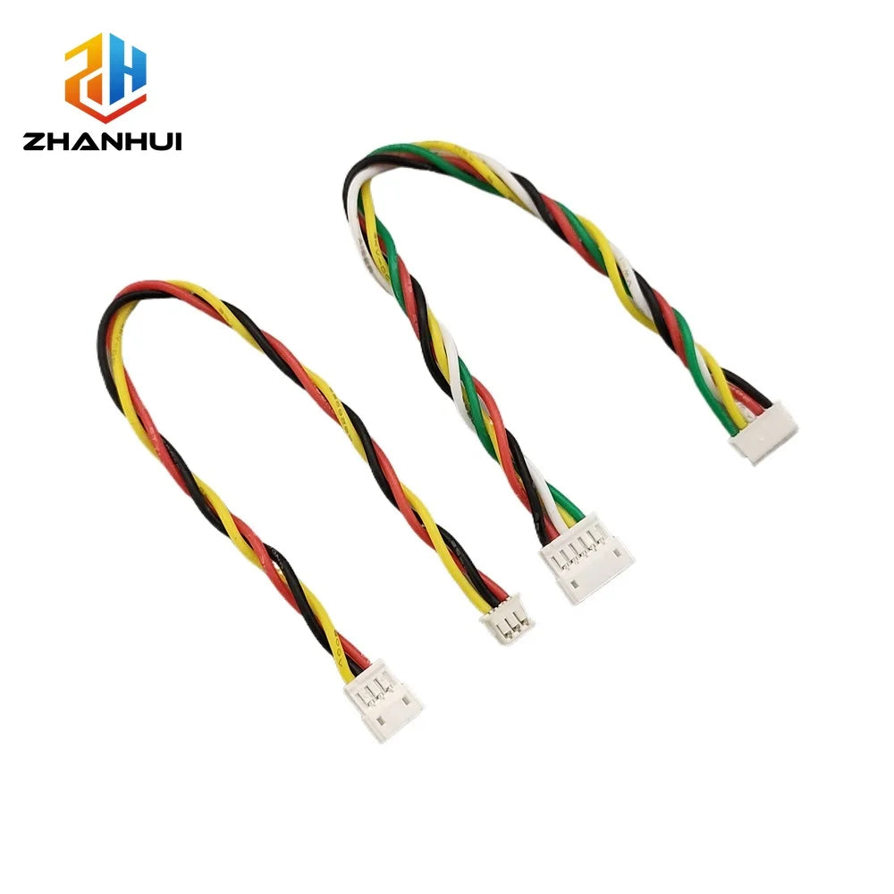 ZH 1.5mm JST Male-Female Extension Connector Kit - 15cm Premium 28AWG Soft Silicone Pre-Crimped Cables